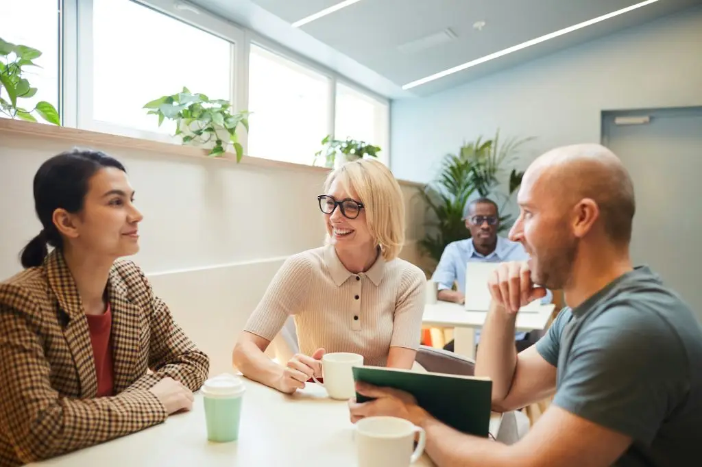 Business people have a meeting